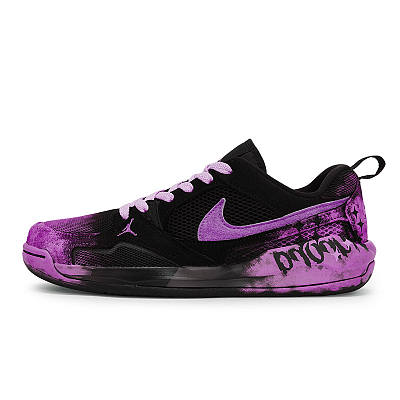 Jordan CMFT Era REGO Hot Dog, Aurora Prism Pink Abrasion Resistant Low Top Casual Shoes Unisex Black Pink