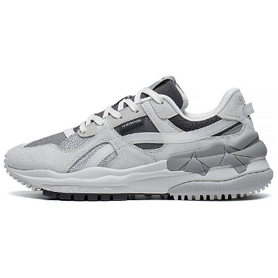 LiNing Origin CF Tracing Durable Breathable Low-Top Sports Casual Shoes Women's Gray Black