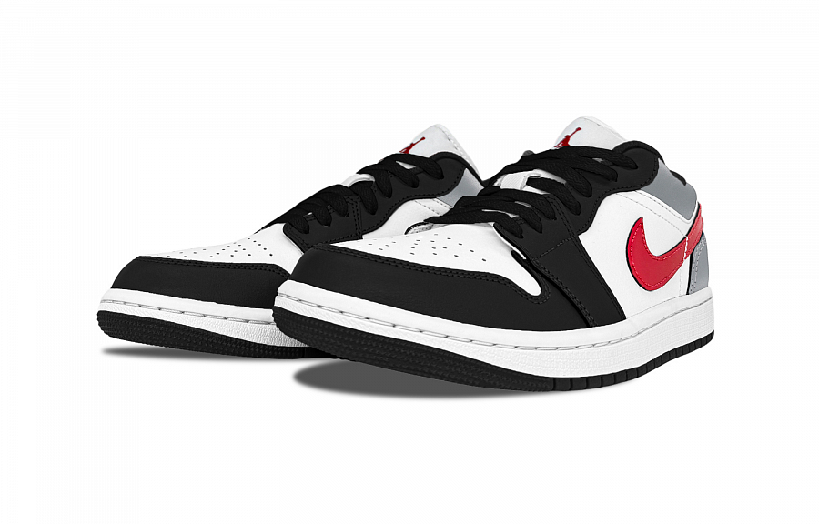 Jordan Air Jordan 1 Red Shadow By The Boat Support Low Top Vintage Basketball Shoes Unisex Black Gray купить в интернет-магазине Yoocart с быстрой доставкой по России.
