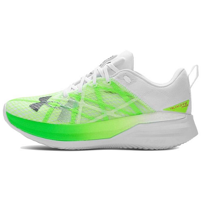 Under Armour Breathable Running Shoes Unisex White Green