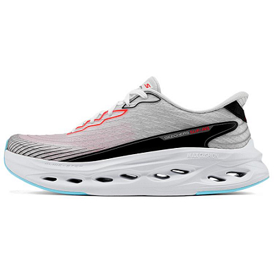 Skechers MEN'S GO Cushioning, Wear Resistant Low Top Casual Running Shoes Men's White