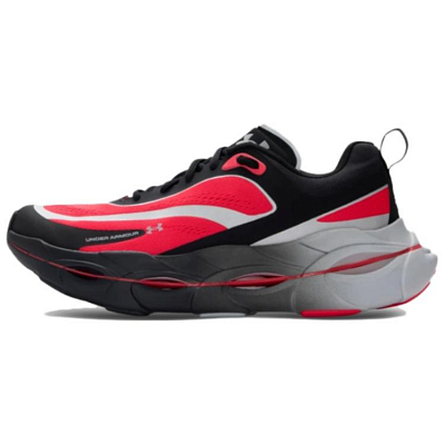 Under Armour Abrasion Resistant Breathable Low Top Running Shoes Men's Black Red