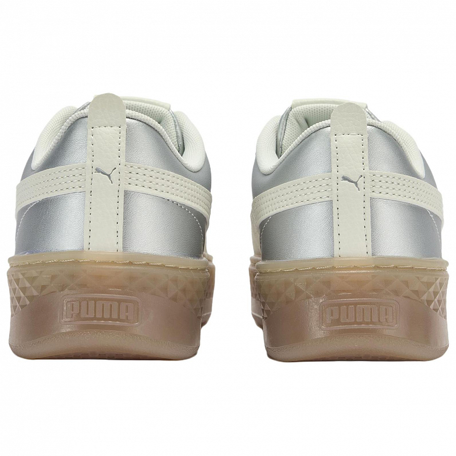 PUMA Smash Platform Height Increasing Low Top Skateboard Shoes Women's Silver купить в интернет-магазине Yoocart с быстрой доставкой по России.