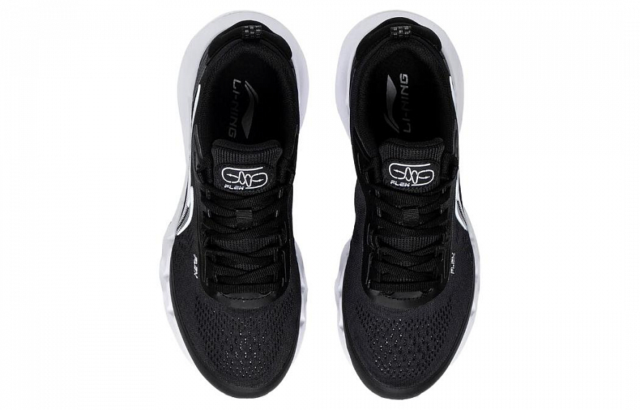 LiNing LN Fle Anti Slip Wear Resistant Low Top Casual Shoes Women's Black White купить в интернет-магазине Yoocart с быстрой доставкой по России.