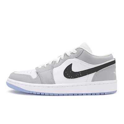 Jordan Air Jordan 1 Planet Phantom Low Top Vintage Basketball Shoes Unisex Gray