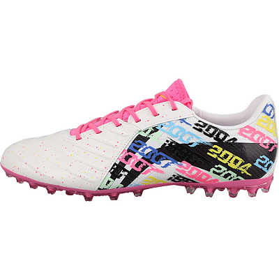 LiNing Jin TF Rubber Broken Studs Firm Ground Artificial Ground Cushioning Lightweight Soccer Shoes Men's Colorful Pink