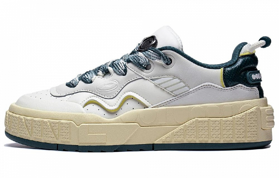 LiNing 001 UNBLOCK Unblock Anti-Slip Wear-Resistant Low-Top Casual Shoes Women's White Green купить в интернет-магазине Yoocart с быстрой доставкой по России.
