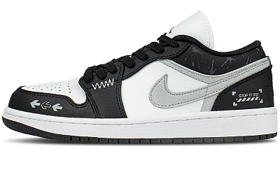 Jordan Air Jordan 1 Shock Absorbers Low Top Vintage Basketball Shoes Unisex Black