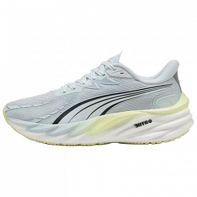 PUMA Velocity NITRO 4 Abrasion Resistant Low Top Running Shoes Women's Gray