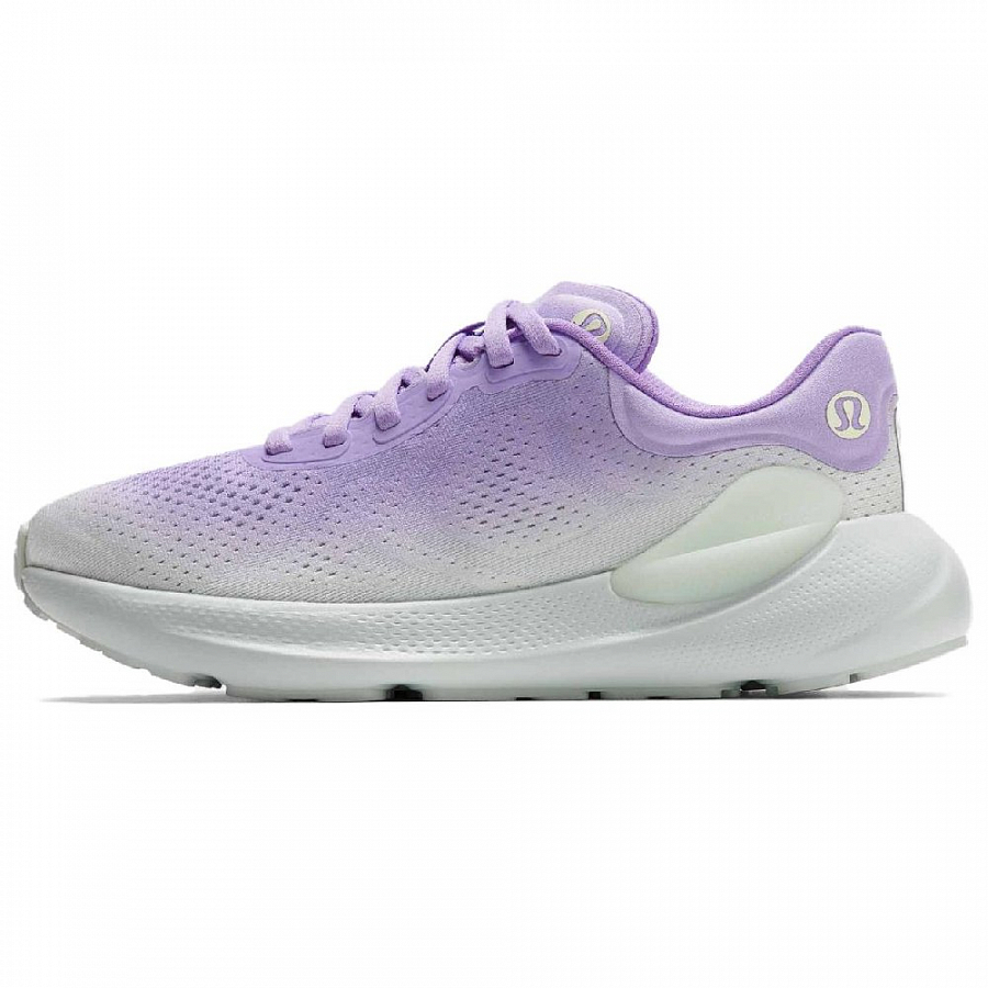 Lululemon Beyondfeel Abrasion Resistant Breathable Low Top Running Shoes Women's White Purple купить в интернет-магазине Yoocart с быстрой доставкой по России.