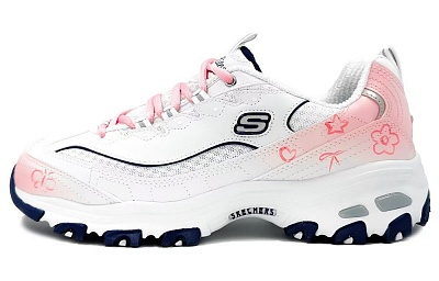 Skechers D'Lites 1.0 Chunky Sneakers Women's Low top Cherry Blossom Pink