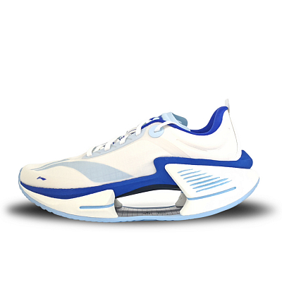 LiNing Shadow 3 ESSENTIAL Breathable Support Rebound Low Top Casual Running Shoes Men's White Blue