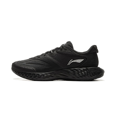 LiNing Cloud Shield Anti Slip Wear Resistant Low Top Running Shoes Men's Black