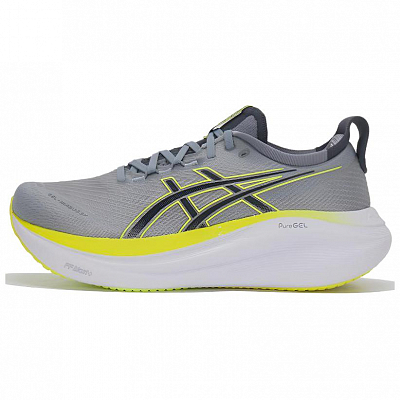 Asics GEL NIMBUS 27 Breathable Running Shoes Men's Gray