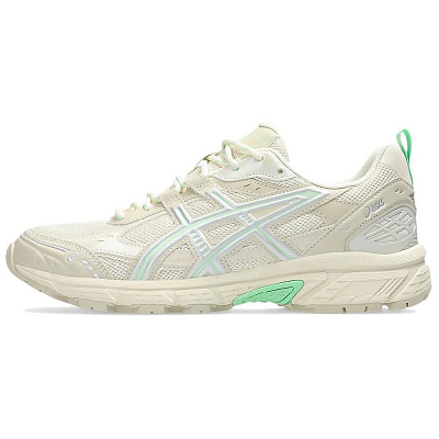 Asics GEL NUNOBIKI Running Shoes Unisex Beige White Green