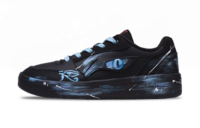 LiNing Yuanbao V3 Cushioning, Wear Resistant Low Top Skateboard Shoes Men's Black