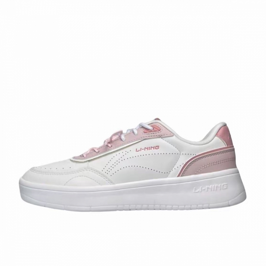 LiNing Su Anti Slip Wear Resistant Low Top Skateboard Shoes Women's White Purple купить в интернет-магазине Yoocart с быстрой доставкой по России.