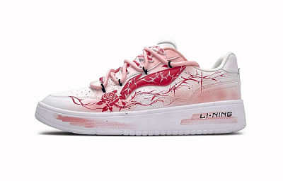 LINING Acer Truncatum Skateboard Shoes Men's Low top Pink