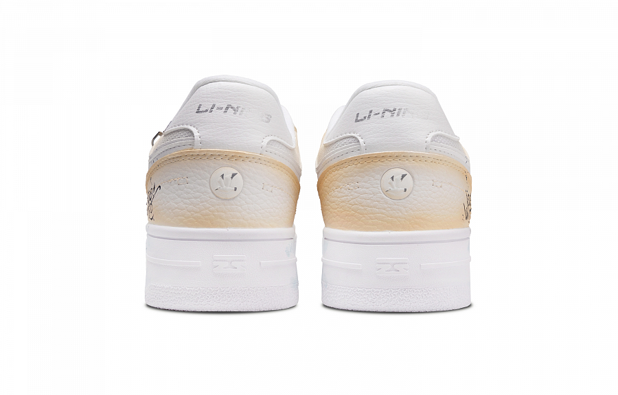 LiNing Tianji Anti Slip And Wear Resistant Height Increasing Low Top Skateboard Shoes Unisex White Yellow Blue купить в интернет-магазине Yoocart с быстрой доставкой по России.