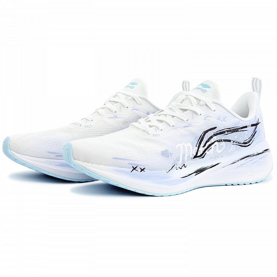 LiNing Wuyue Cushioning And Breathable Low Top Casual Running Shoes Men's Blue Purple купить в интернет-магазине Yoocart с быстрой доставкой по России.