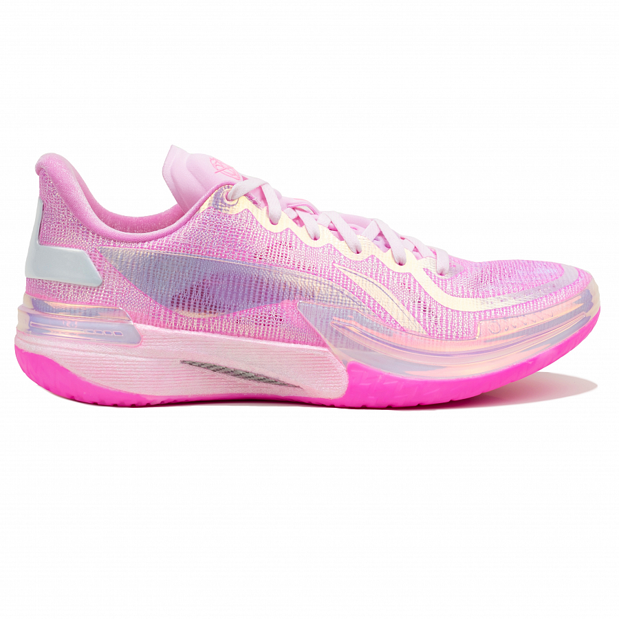 LiNing Gamma Anti Slip Wear Resistant Low Top Basketball Shoes Men's Blue Pink Mismatched купить в интернет-магазине Yoocart с быстрой доставкой по России.