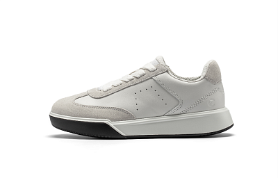 Ecco 25 Autumn Street Shoe Collection Low top Skateboard Shoes Women's Gray White 272833