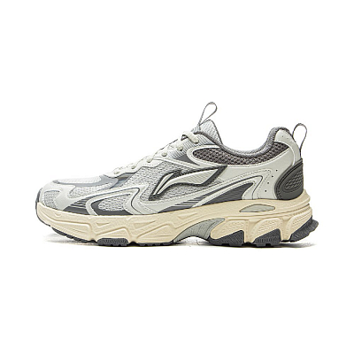 LiNing Carefree V2 Cushioning, Slip Resistant, Abrasion Resistant, Rebound Low Top Running Shoes Men's Gray