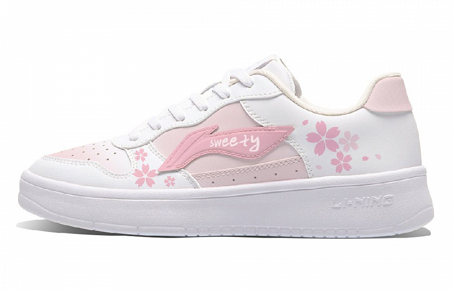 LiNing Pontoon Boats Abrasion Resistant Shock Absorbers Low Top Skateboard Shoes Women's Pink купить в интернет-магазине Yoocart с быстрой доставкой по России.