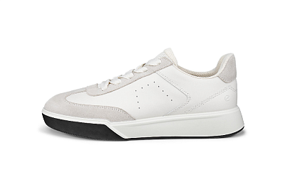 Ecco Street Shoe Collection Low Top Casual Shoes Men's Gray White/White 539834