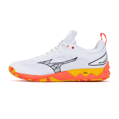 Mizuno Wave Luminous 3 Shock Absorbers Slip Resistant Abrasion Resistant Low Top Training Shoes Unisex Dawn Orange
