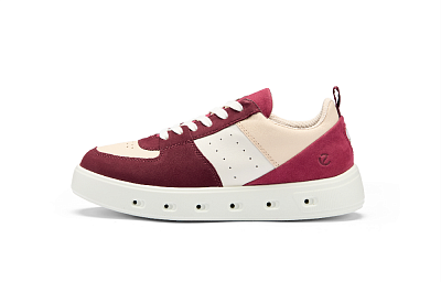 Ecco Street 720 Series Low Top Skateboard Shoes Women's Multicolor/Dark Gemstone Red 209713