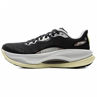LiNing Yueying 4PRO Cushioned Slip-Resistant Rebound Low-Top Casual Running Shoes Men's Black
