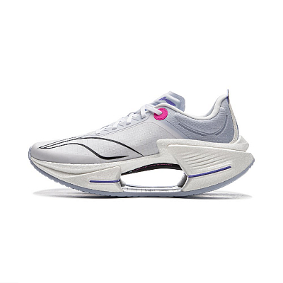LiNing Shadow 3 ESSENTIAL Low Top Running Shoes Men's White Purple