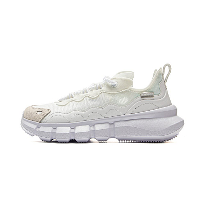 LiNing Anti Slip Wear Resistant Low Top Basketball Shoes Women's White