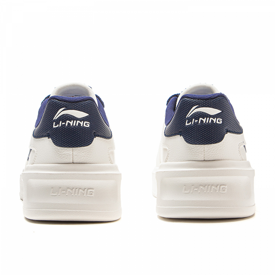 LiNing Slip Resistant Shock Absorbers With Abrasion Resistant Properties Low Top Skateboard Shoes Men's Mist White купить в интернет-магазине Yoocart с быстрой доставкой по России.