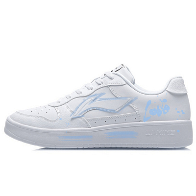 LiNing Pontoon Boats Low-Top Skateboard Shoes Men's White
