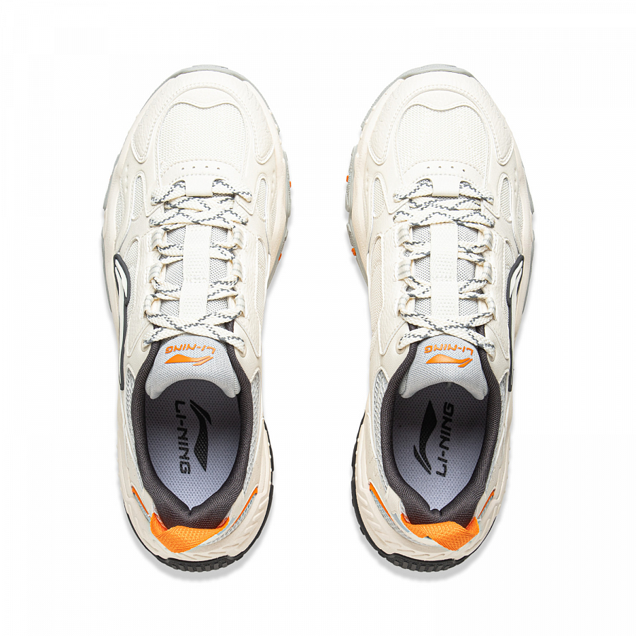 LiNing Brown Sugar Cushioning, Slip Resistant, Abrasion Resistant Support Low Top Casual Shoes Men's White Gray купить в интернет-магазине Yoocart с быстрой доставкой по России.