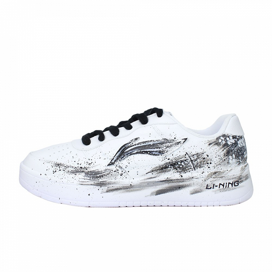 LiNing Pontoon Boats Wear resistant And Lightweight Low Top Skateboard Shoes Unisex White Black купить в интернет-магазине Yoocart с быстрой доставкой по России.