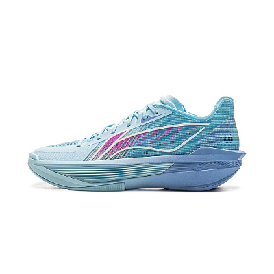 LINING Ultralight Basketball Shoes Men's Low top Breeze Blue
