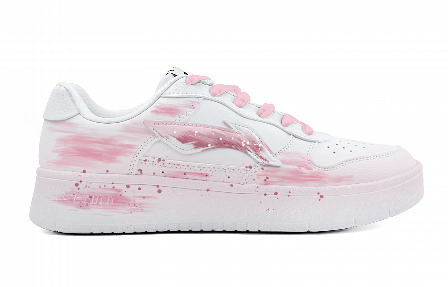 LiNing Pontoon Boats Abrasion Resistant Low top Skateboard Shoes Unisex Blue Pink купить в интернет-магазине Yoocart с быстрой доставкой по России.