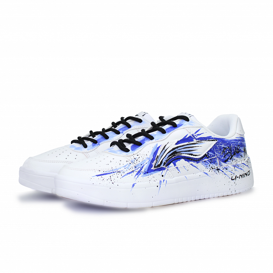 LiNing Pontoon Boats Abrasion Resistant, Lightweight, And Breathable Low Top Skateboard Shoes Unisex White Purple Black купить в интернет-магазине Yoocart с быстрой доставкой по России.