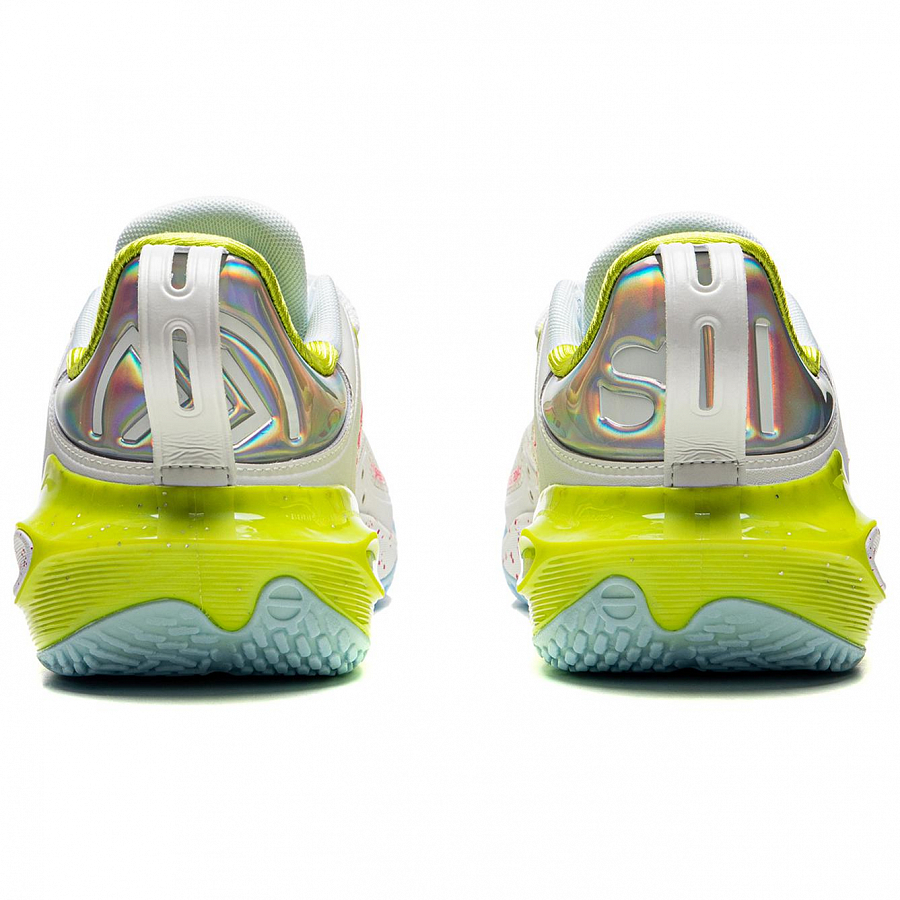 LiNing Flash Strike 11 Supportive And Elastic Low-Top Basketball Shoes Men's White Green Red купить в интернет-магазине Yoocart с быстрой доставкой по России.