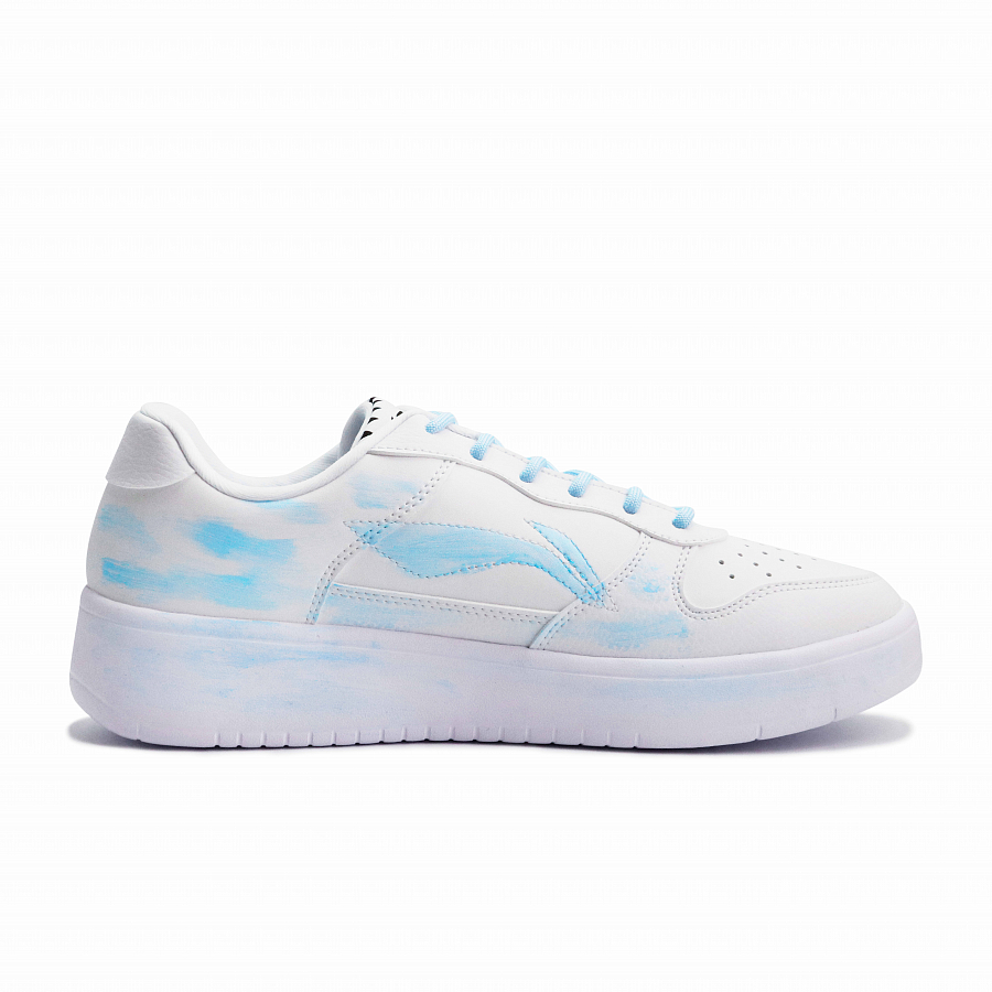 LiNing Pontoon Boats Blue Lightweight, Breathable, And Slip Resistant Low top Skateboard Shoes Unisex Blue White купить в интернет-магазине Yoocart с быстрой доставкой по России.