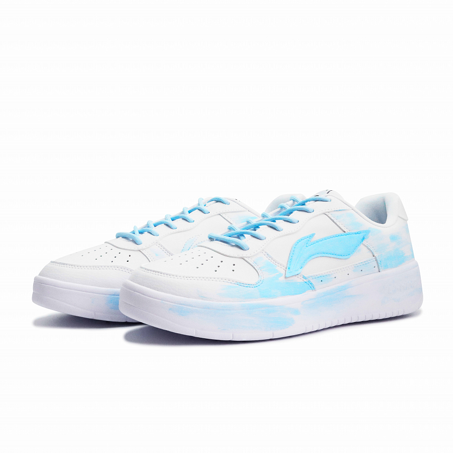 LiNing Pontoon Boats Blue Lightweight, Breathable, And Slip Resistant Low top Skateboard Shoes Unisex Blue White купить в интернет-магазине Yoocart с быстрой доставкой по России.