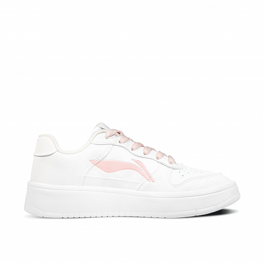 LiNing Pontoon Boats Slip Resistant, Abrasion Resistant, Breathable Low Top Skateboard Shoes Women's Pink White купить в интернет-магазине Yoocart с быстрой доставкой по России.