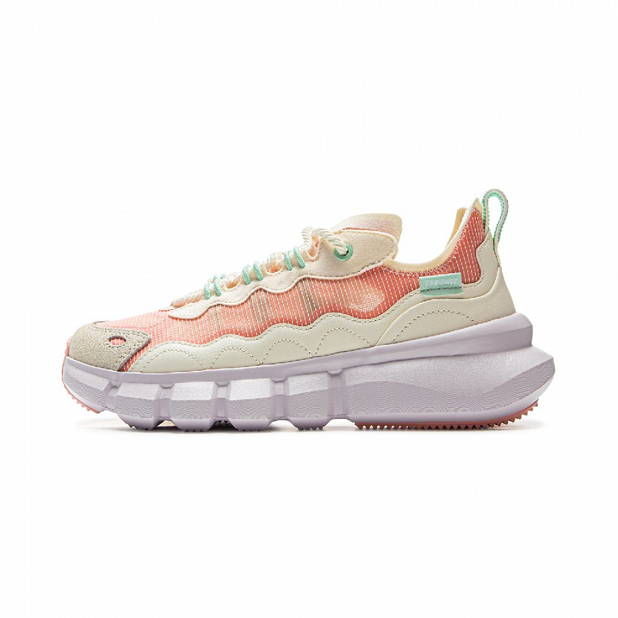 LiNing Anti Slip Wear Resistant Low Top Basketball Shoes Women's Beige Orange купить в интернет-магазине Yoocart с быстрой доставкой по России.
