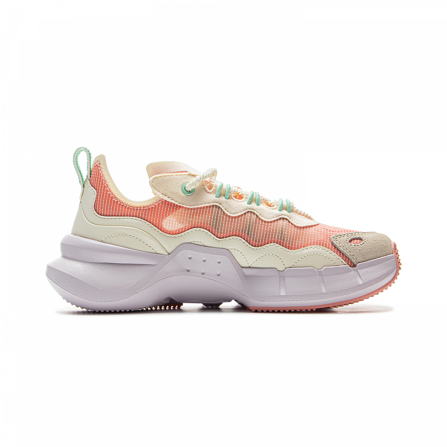 LiNing Anti Slip Wear Resistant Low Top Basketball Shoes Women's Beige Orange купить в интернет-магазине Yoocart с быстрой доставкой по России.