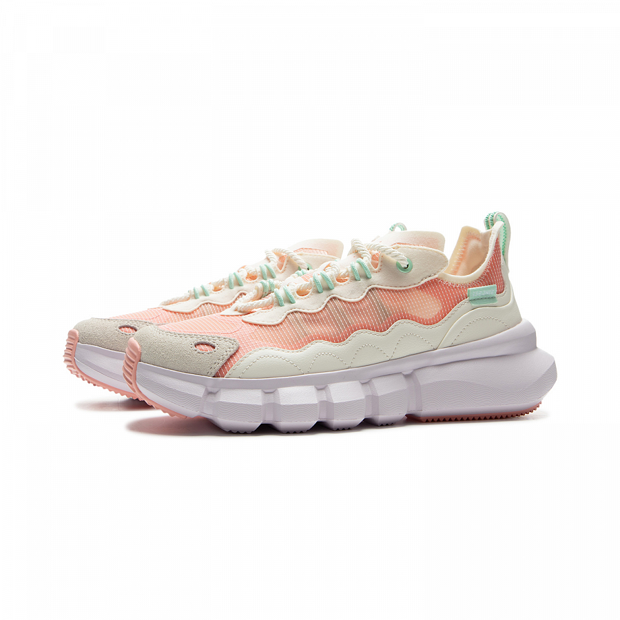 LiNing Anti Slip Wear Resistant Low Top Basketball Shoes Women's Beige Orange купить в интернет-магазине Yoocart с быстрой доставкой по России.