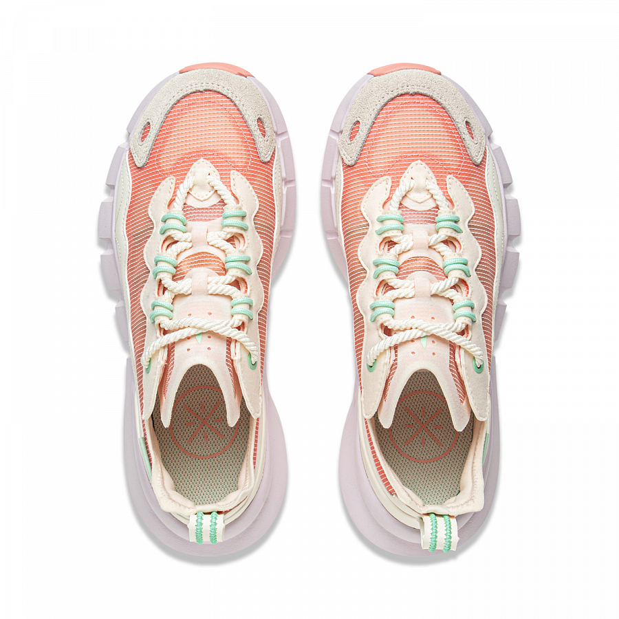 LiNing Anti Slip Wear Resistant Low Top Basketball Shoes Women's Beige Orange купить в интернет-магазине Yoocart с быстрой доставкой по России.