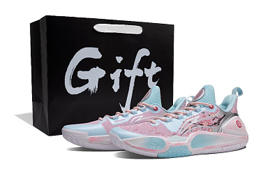 LiNing Speed 9 Cushioned Slip Resistant Abrasion Resistant Low Top Basketball Shoes Men's Light Cyan
